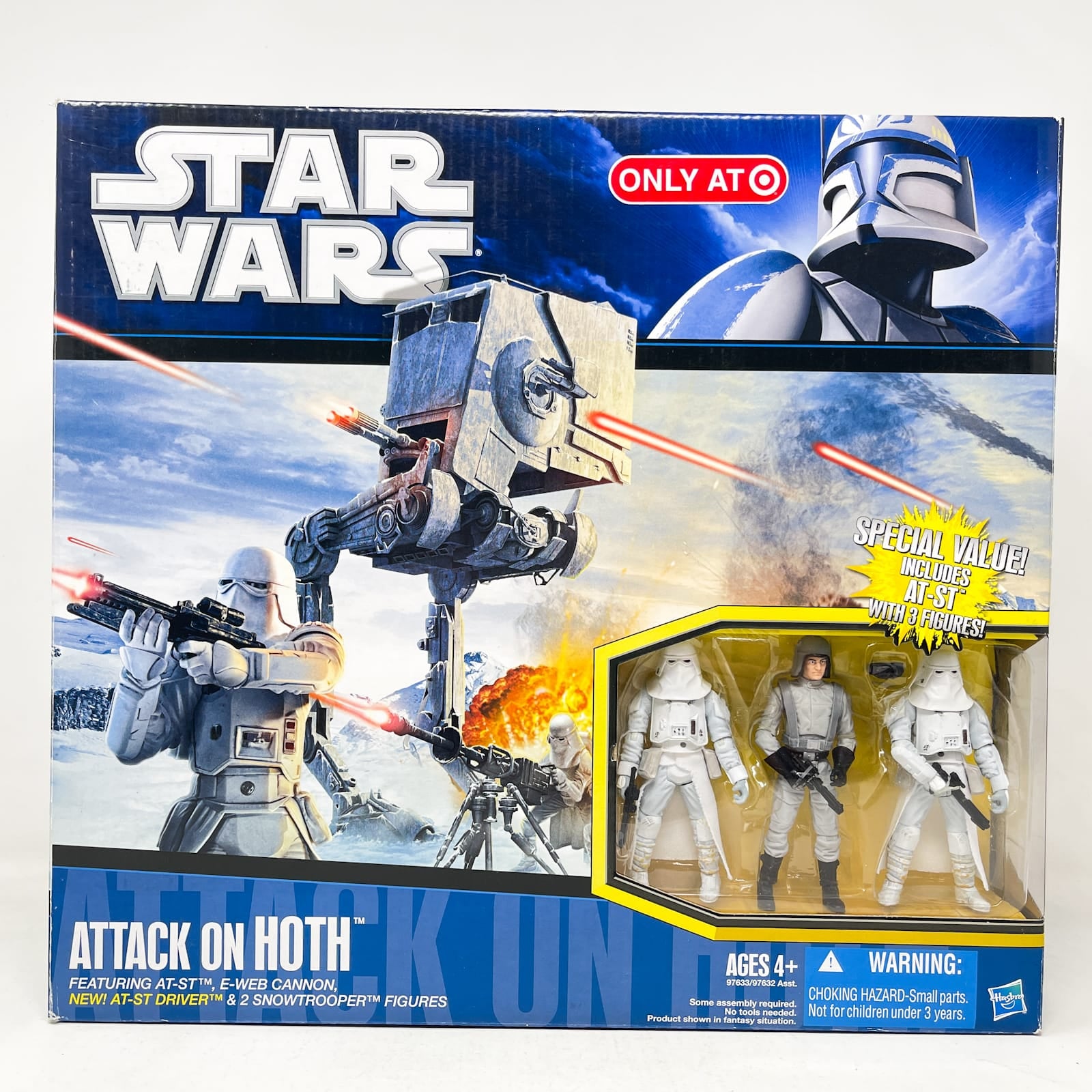 Vintage Hasbro Star Wars Mid Ships Attack on Hoth Playset - Hasbro Clone Wars (2010)