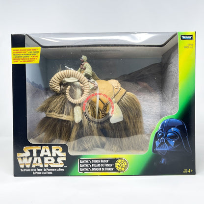 Vintage Hasbro Star Wars Mid Ships Bantha & Tusken Raider - POTF2 Hasbro 1997 Star Was - Sealed