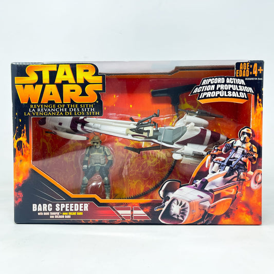 Vintage Hasbro Star Wars Mid Ships BARC Speeder with BARC Trooper (2005) – Hasbro Star Wars Revenge of the Sith - Sealed