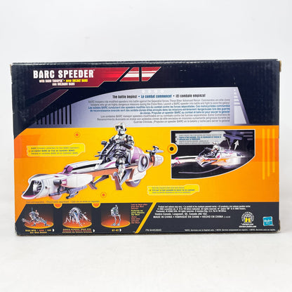 Vintage Hasbro Star Wars Mid Ships BARC Speeder with BARC Trooper (2005) – Hasbro Star Wars Revenge of the Sith - Sealed