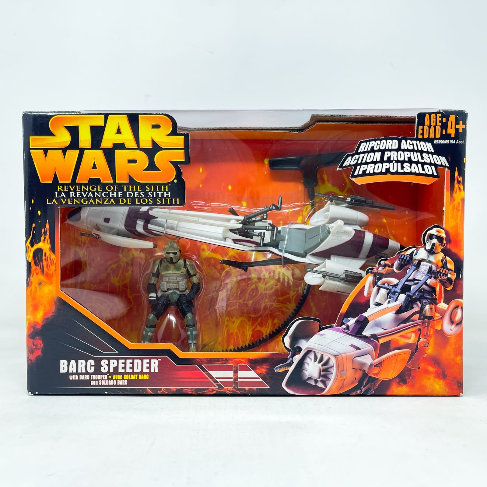 Vintage Hasbro Star Wars Mid Ships BARC Speeder with BARC Trooper (2005) – Hasbro Star Wars Revenge of the Sith - Sealed