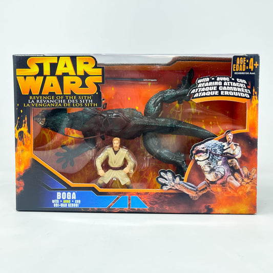 Vintage Hasbro Star Wars Mid Ships Boga with Obi-Wan Kenobi (2005) – Hasbro Star Wars Revenge of the Sith - Sealed