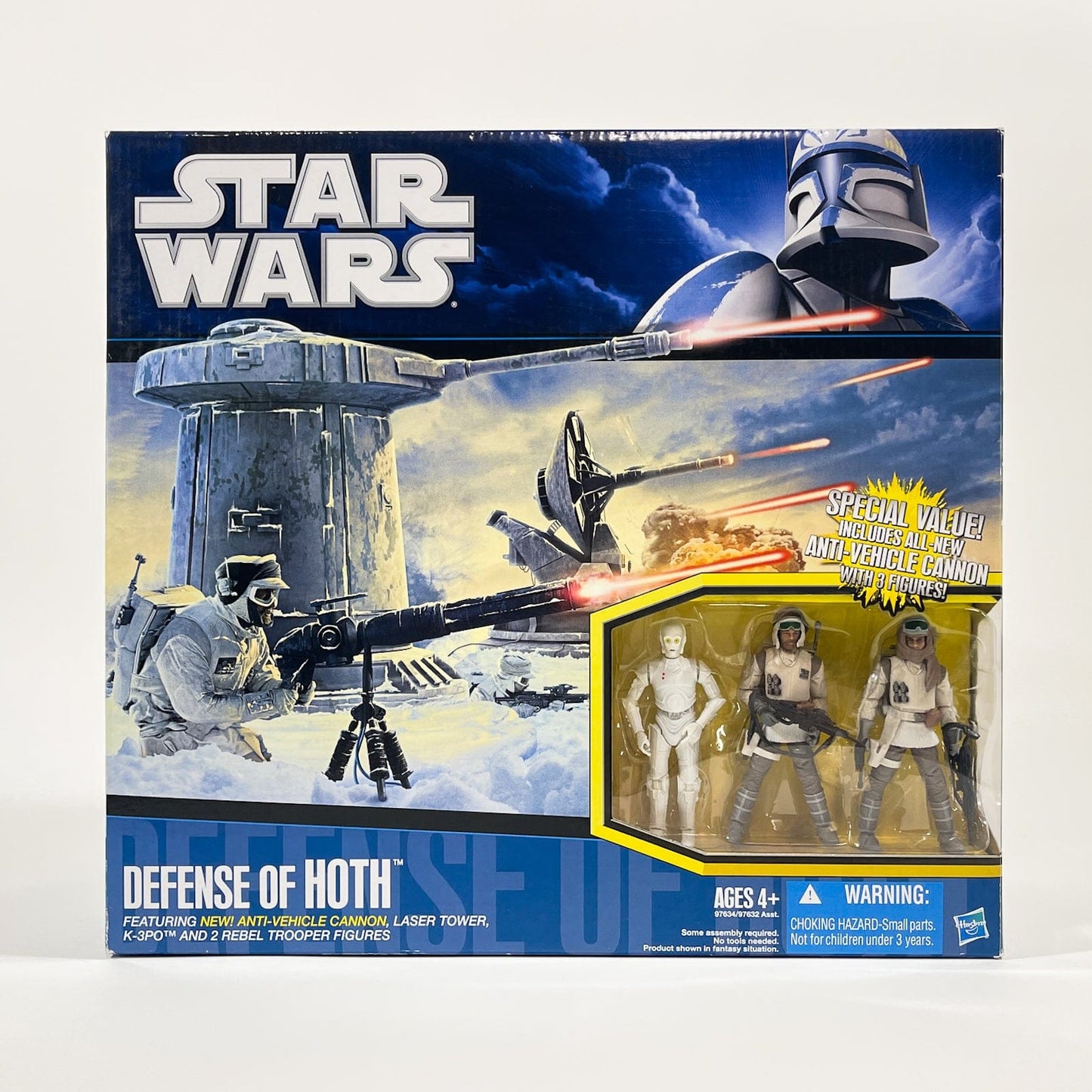 Vintage Hasbro Star Wars Mid Ships Defense of Hoth Playset - Hasbro Clone Wars (2010)