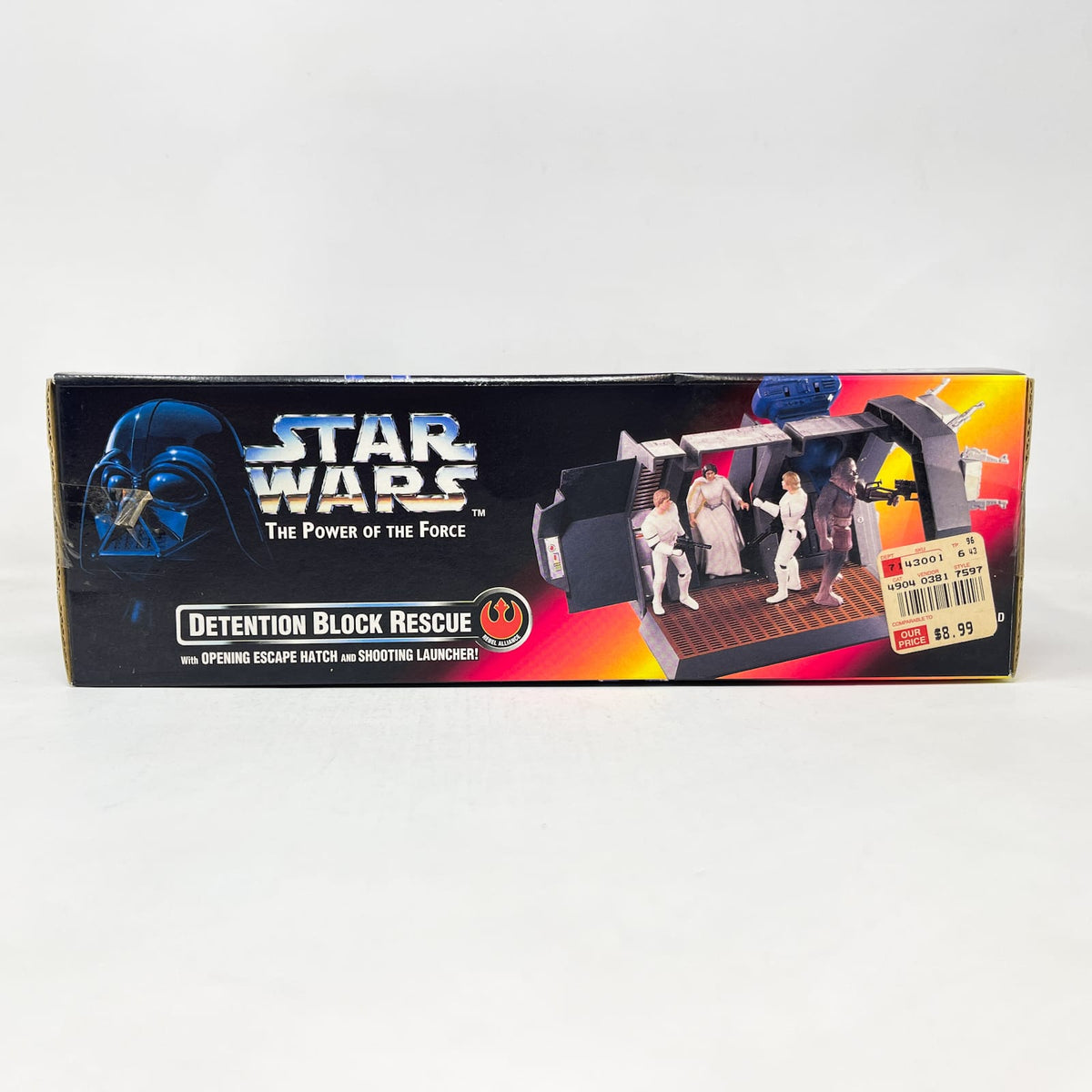 Vintage Hasbro Star Wars Mid Ships Detention Block Rescue - Hasbro Power of the Force 2 (POTF2 1996)