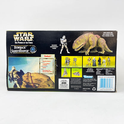 Vintage Hasbro Star Wars Mid Ships Dewback Sandtrooper  - Power of the Force 1997 - Kenner Star Wars Vehicle - MISB