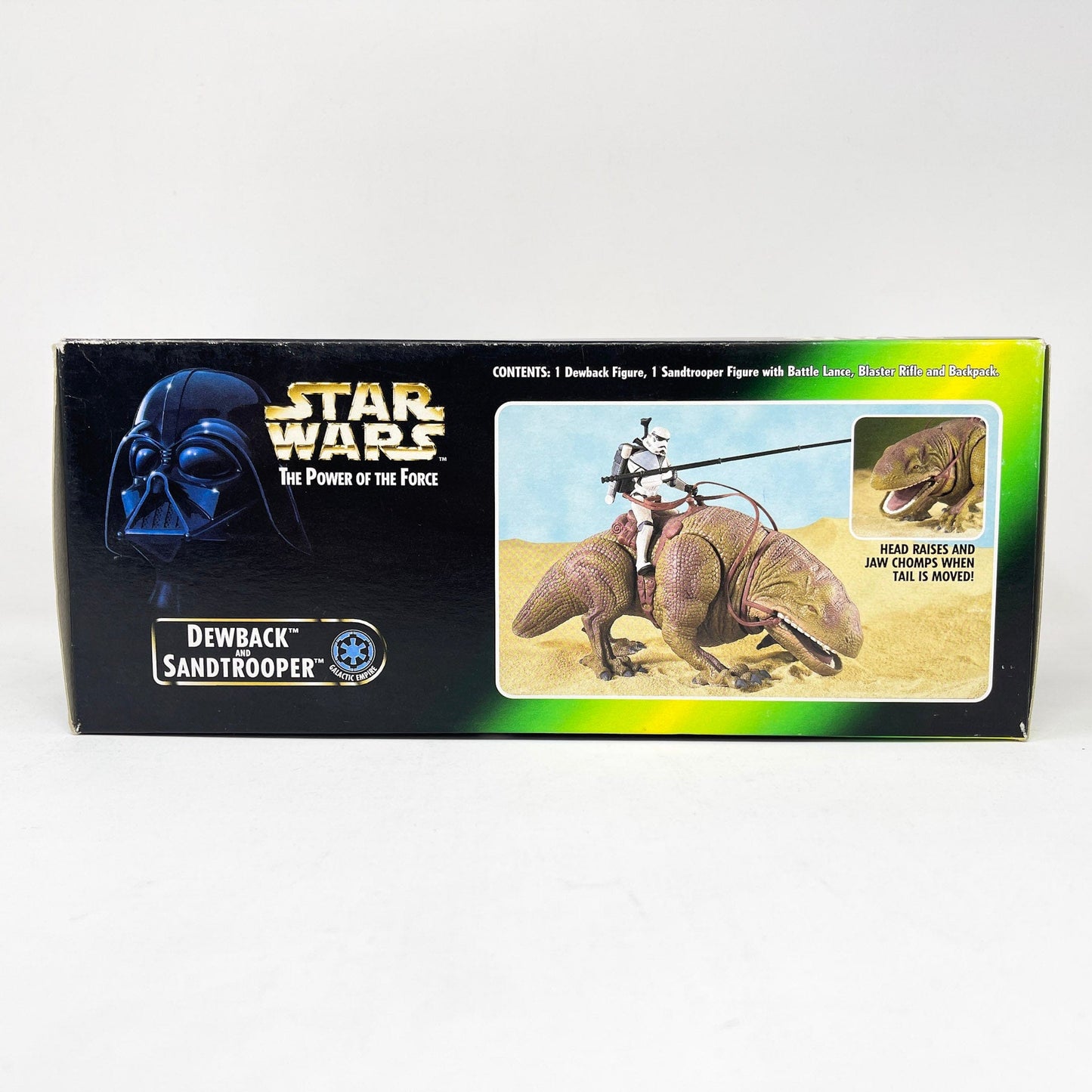 Vintage Hasbro Star Wars Mid Ships Dewback Sandtrooper  - Power of the Force 1997 - Kenner Star Wars Vehicle - MISB