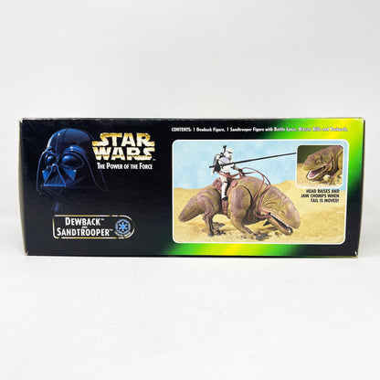 Vintage Hasbro Star Wars Mid Ships Dewback Sandtrooper  - Power of the Force 1997 - Kenner Star Wars Vehicle - MISB