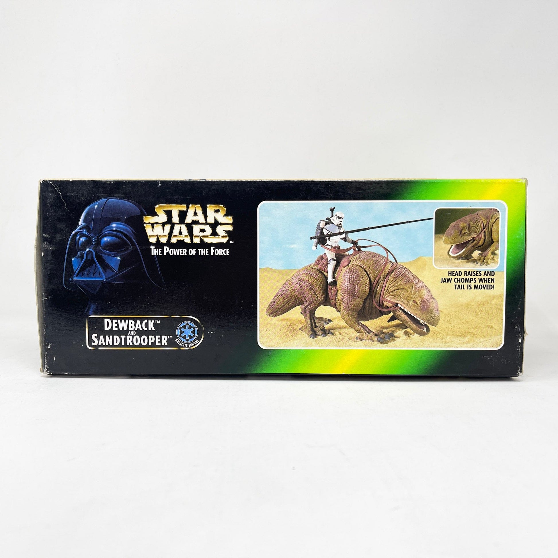Vintage Hasbro Star Wars Mid Ships Dewback Sandtrooper  - Power of the Force 1997 - Kenner Star Wars Vehicle - MISB