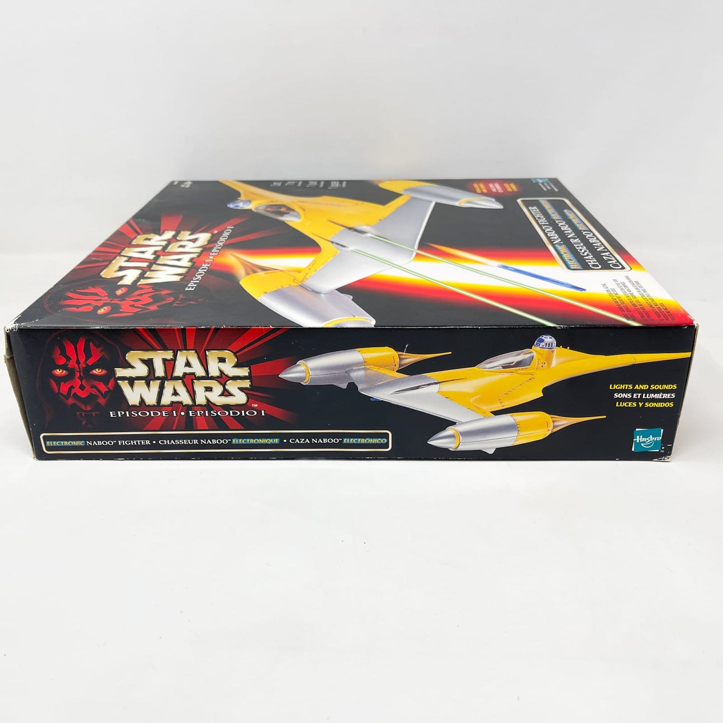 Vintage Hasbro Star Wars Mid Ships Electronic Naboo N-1 Starfighter - Hasbro The Phantom Menace (1999)