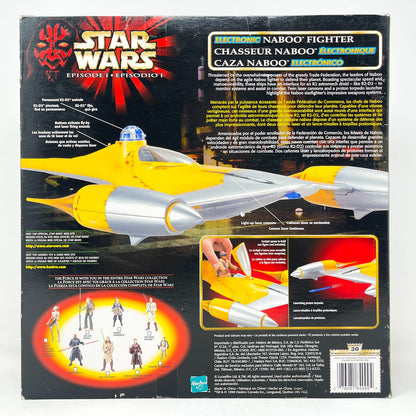 Vintage Hasbro Star Wars Mid Ships Electronic Naboo N-1 Starfighter - Hasbro The Phantom Menace (1999)