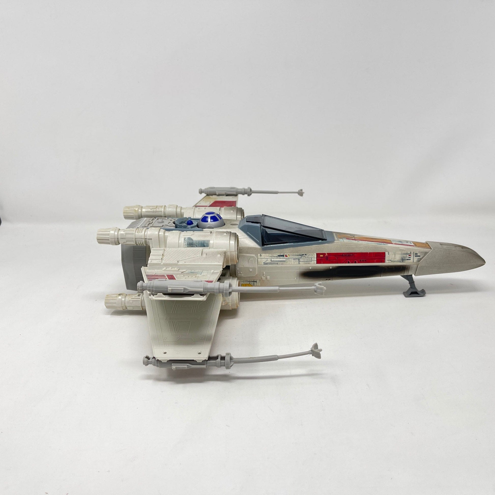 Vintage Hasbro Star Wars Mid Ships Electronic X-Wing Fighter (Canadian Box) - POTF2 Hasbro 1995 Star Was Vehicle - MIOP