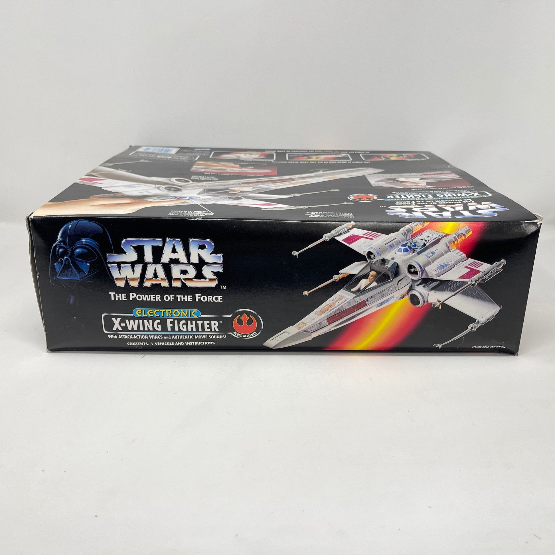 Vintage Hasbro Star Wars Mid Ships Electronic X-Wing Fighter (Canadian Box) - POTF2 Hasbro 1995 Star Was Vehicle - MIOP