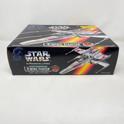 Vintage Hasbro Star Wars Mid Ships Electronic X-Wing Fighter (Canadian Box) - POTF2 Hasbro 1995 Star Was Vehicle - MIOP