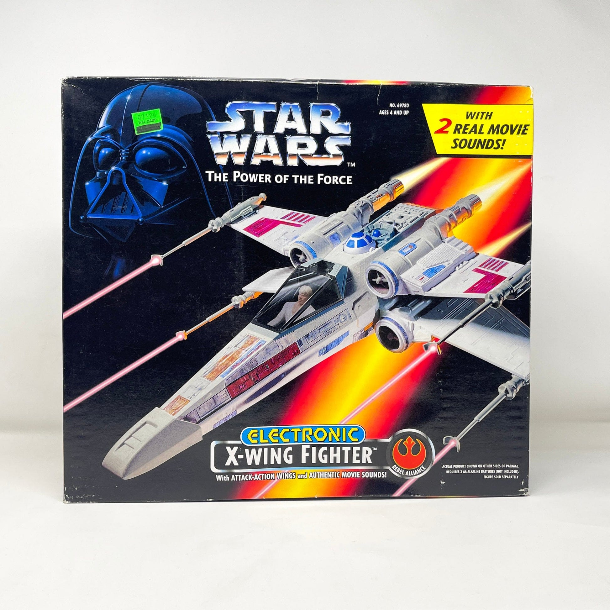 Vintage Hasbro Star Wars Mid Ships Electronic X-Wing Fighter - POTF2 Hasbro 1995 Star Was Vehicle - MISB