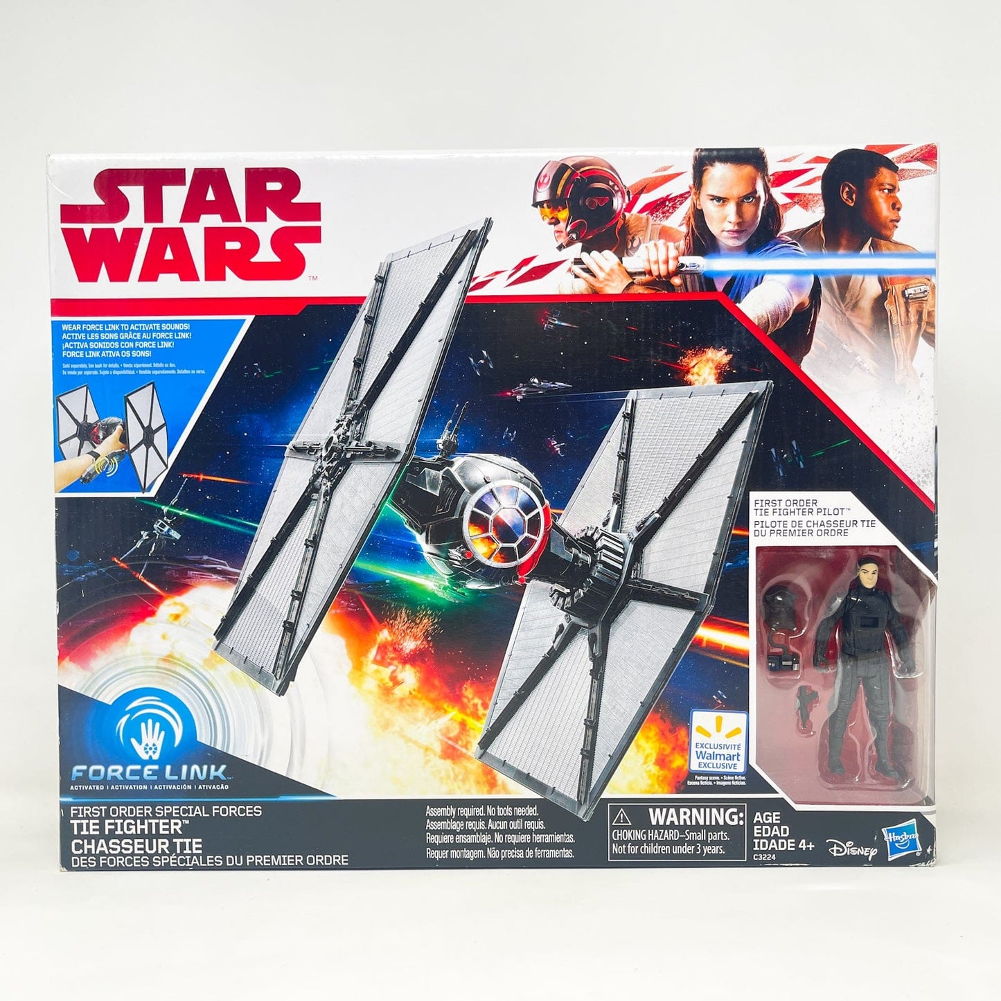 Vintage Hasbro Star Wars Mid Ships First Order Special Forces TIE Fighter – Hasbro Star Wars Force Link (2017)