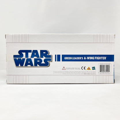 Vintage Hasbro Star Wars Mid Ships Green Leader's A-Wing Fighter – Hasbro Star Wars The Legacy Collection (2008)