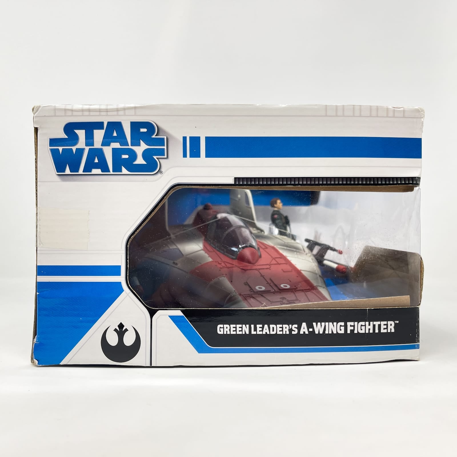 Vintage Hasbro Star Wars Mid Ships Green Leader's A-Wing Fighter – Hasbro Star Wars The Legacy Collection (2008)