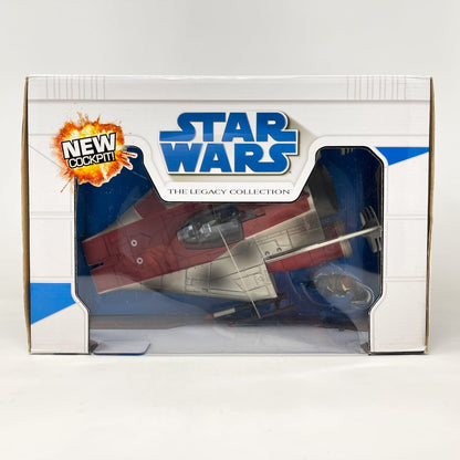 Vintage Hasbro Star Wars Mid Ships Green Leader's A-Wing Fighter – Hasbro Star Wars The Legacy Collection (2008)