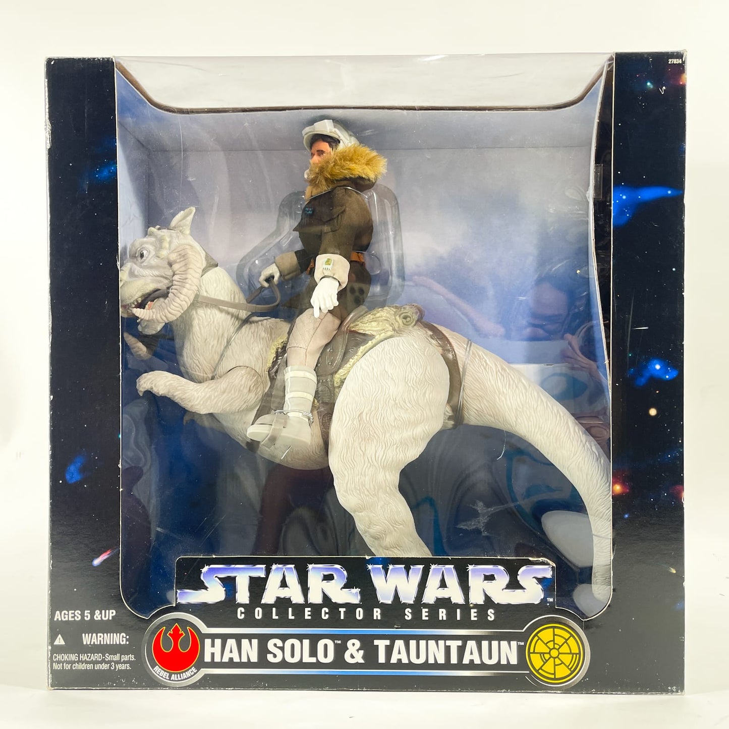Vintage Hasbro Star Wars Mid Ships Han Solo on Tauntaun (1997) - Hasbro 12" Collector Series MIB