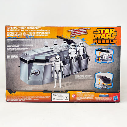 Vintage Hasbro Star Wars Mid Ships Imperial Troop Transport  (2014) - Hasbro Rebels 3.75" Ship - Open Box