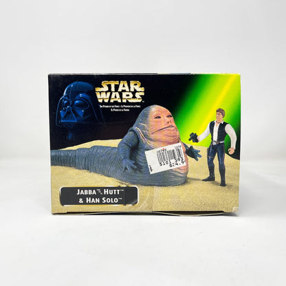Vintage Hasbro Star Wars Mid Ships Jabba the Hutt w/ Han Solo - POTF2 Hasbro 1997 Star Was Sealed Box