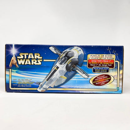 Vintage Hasbro Star Wars Mid Ships Jango Fett's Slave 1 Ship (2001) - Hasbro Saga Collection Attack of the Clones - MISB