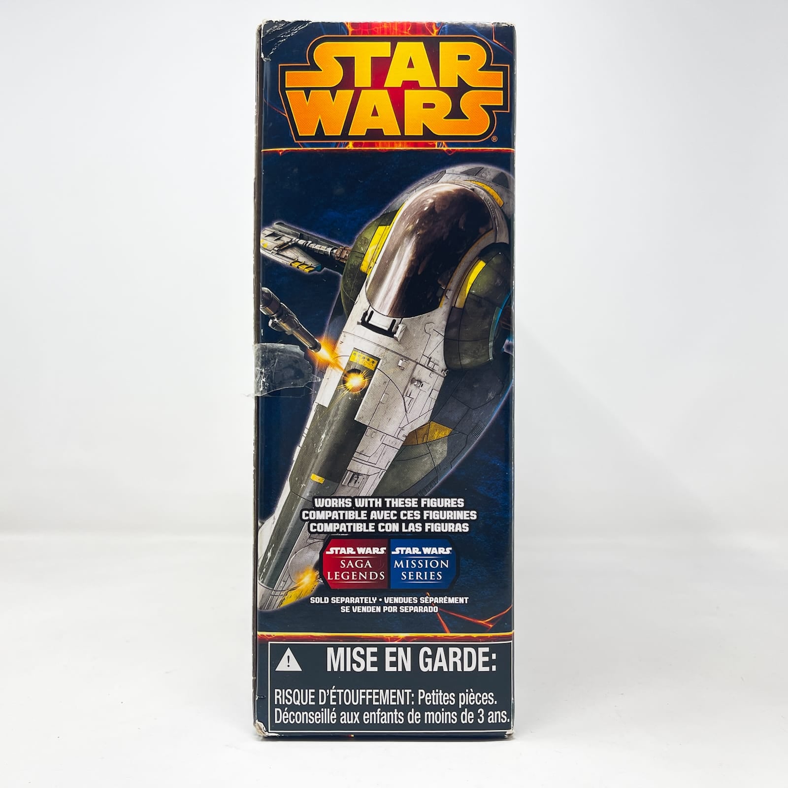 Vintage Hasbro Star Wars Mid Ships Jango Fett Slave 1 Ship - Hasbro Attack of the Clones (2013) - Open Box