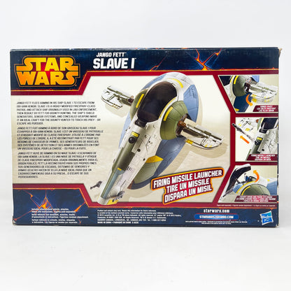 Vintage Hasbro Star Wars Mid Ships Jango Fett Slave 1 Ship - Hasbro Attack of the Clones (2013) - Open Box