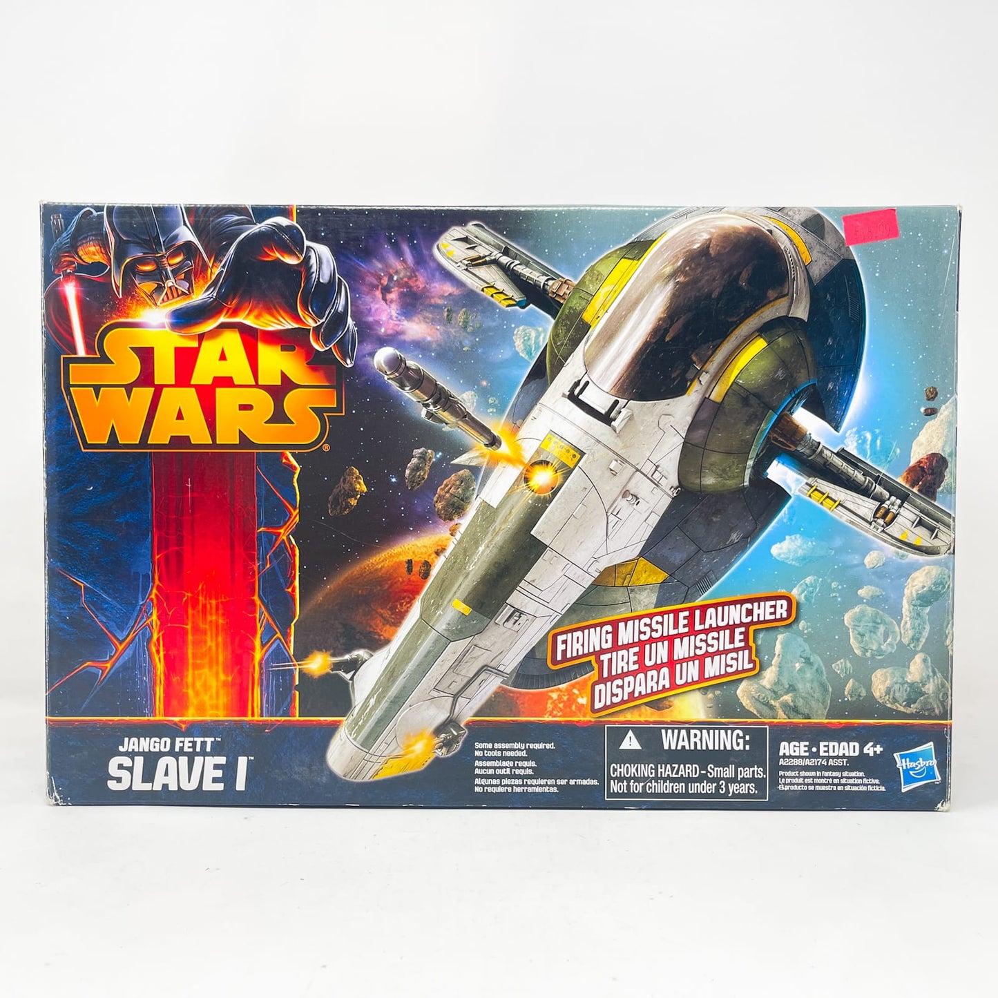 Vintage Hasbro Star Wars Mid Ships Jango Fett Slave 1 Ship - Hasbro Attack of the Clones (2013) - Open Box