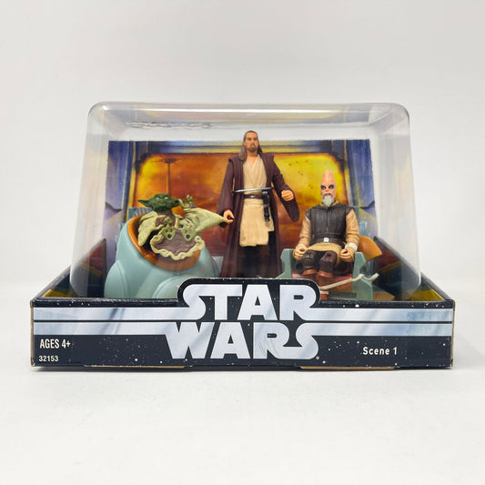 Vintage Hasbro Star Wars Mid Ships Jedi High Council (C) 1 of 4 (2004) - Hasbro Original Trilogy Collection Screen Scenes