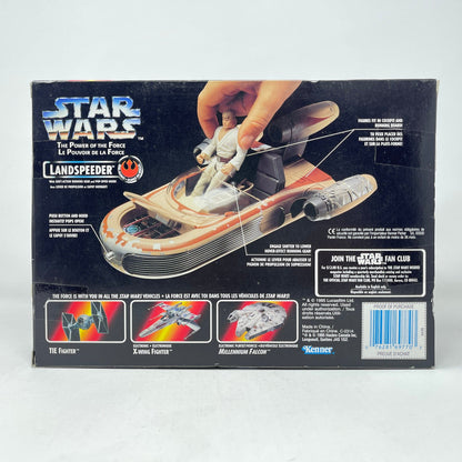 Vintage Hasbro Star Wars Mid Ships Landspeeder (1995) - Kenner Power of the Force (Canadian Box) Star Was Vehicle - MIOP