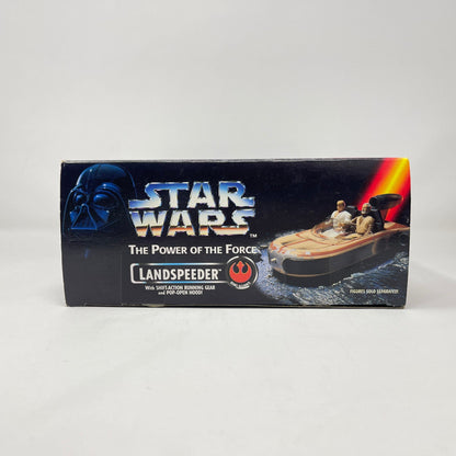 Vintage Hasbro Star Wars Mid Ships Landspeeder (1995) - Kenner Power of the Force (Canadian Box) Star Was Vehicle - MIOP