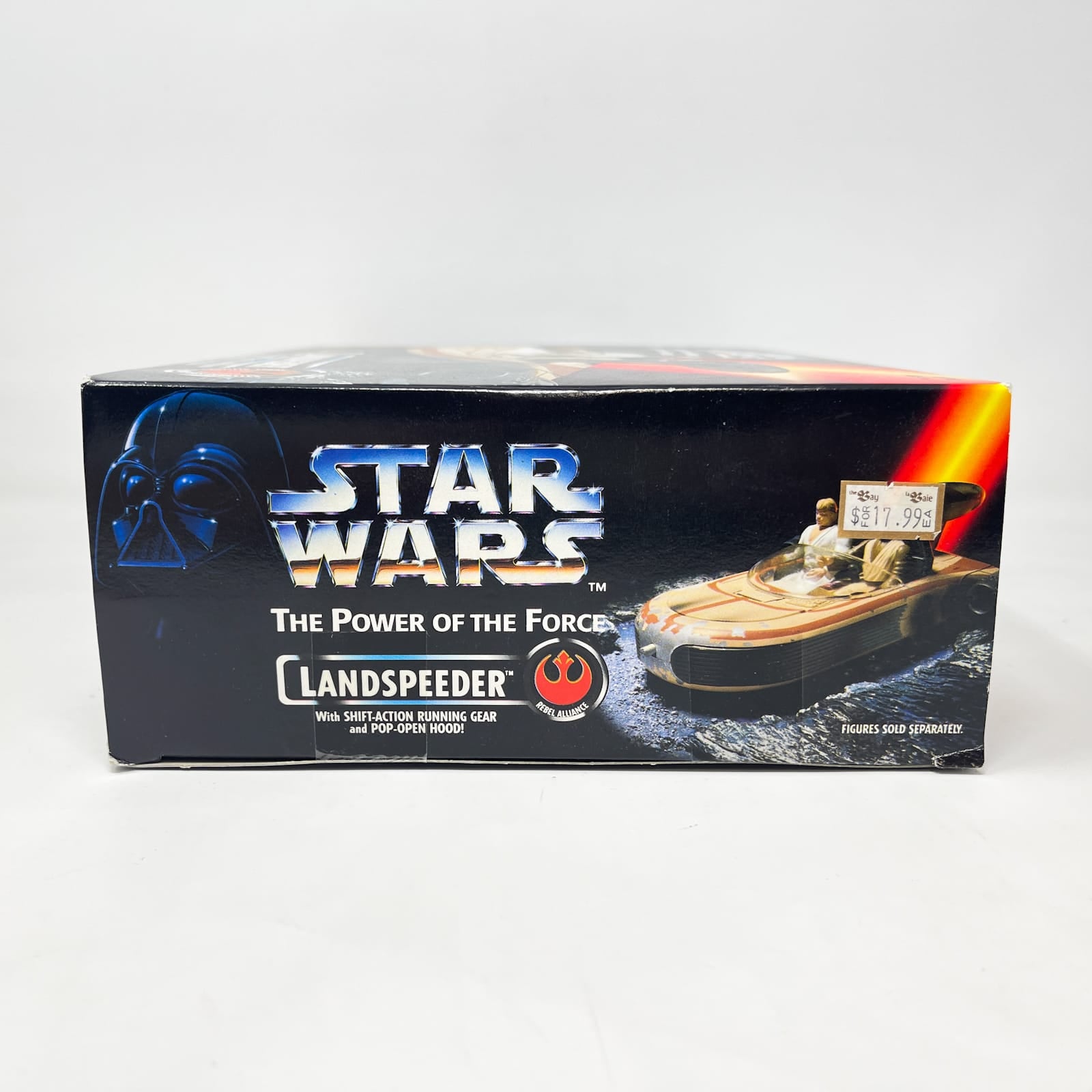 Vintage Hasbro Star Wars Mid Ships Landspeeder (1995) - Kenner Power of the Force (Canadian Box) Star Was Vehicle - MIOP