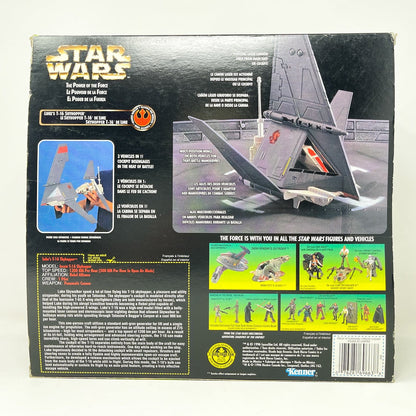 Vintage Hasbro Star Wars Mid Ships Luke's T-16 Skyhopper - Hasbro Power of the Force 2 (POTF2 1996)