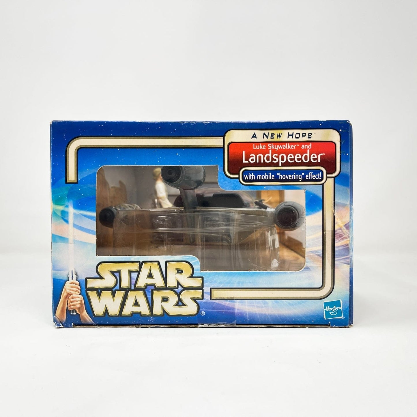 Vintage Hasbro Star Wars Mid Ships Luke Skywalker & Landspeeder – Hasbro Star Wars SAGA Series (2002)