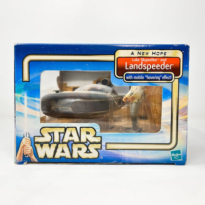 Vintage Hasbro Star Wars Mid Ships Luke Skywalker & Landspeeder – Hasbro Star Wars SAGA Series (2002)