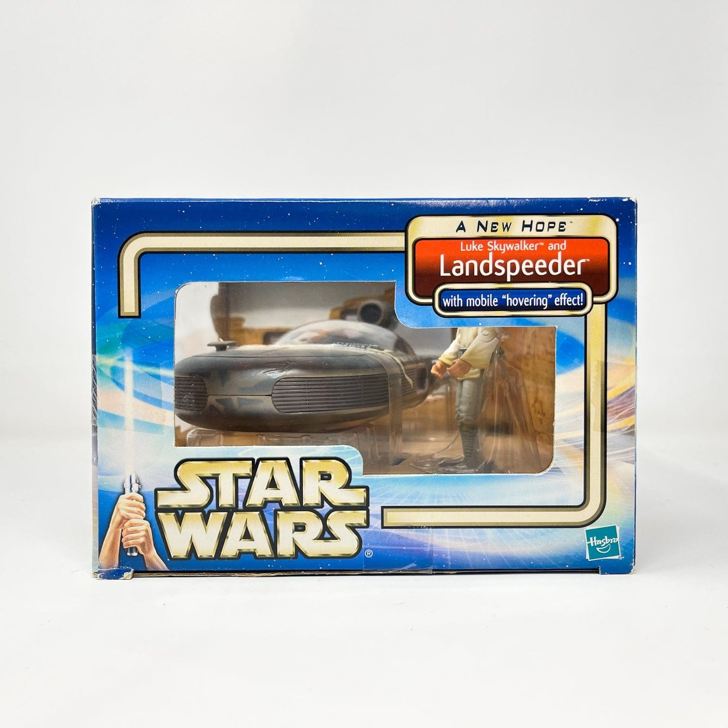 Vintage Hasbro Star Wars Mid Ships Luke Skywalker & Landspeeder – Hasbro Star Wars SAGA Series (2002)