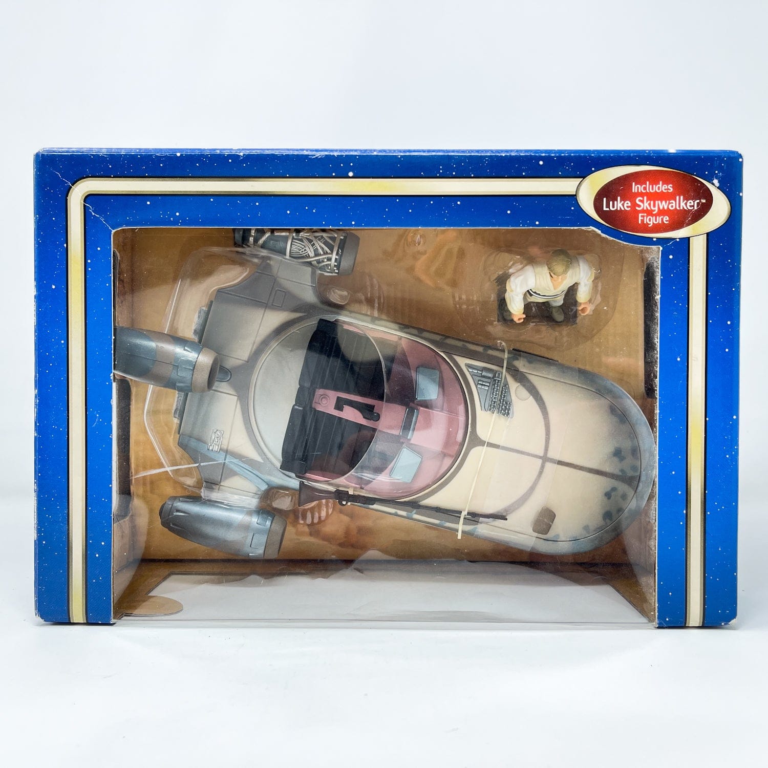 Luke Skywalker & Landspeeder – Hasbro Star Wars SAGA Series (2002
