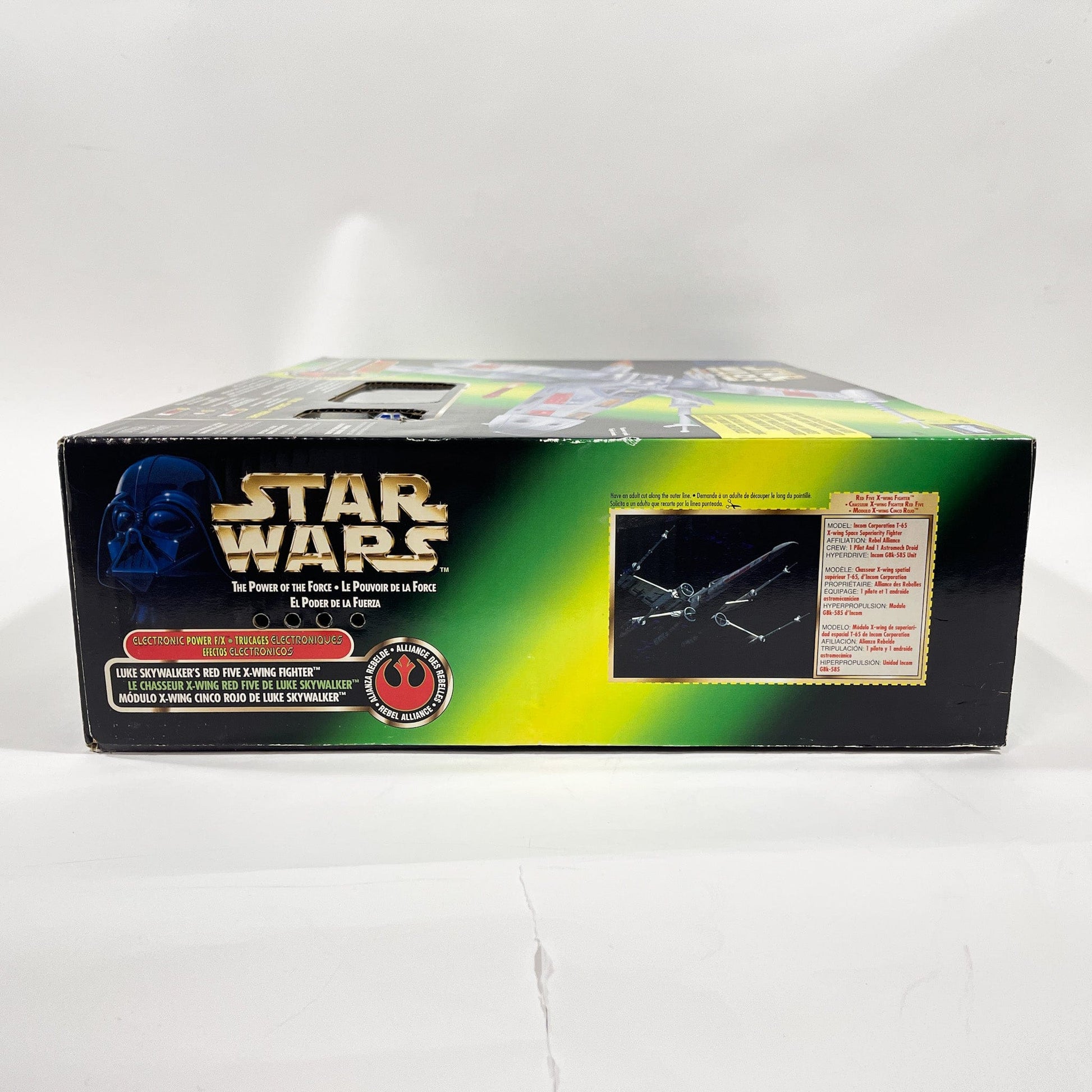 Vintage Hasbro Star Wars Mid Ships Luke Skywalker's Red Five X-Wing Fighter - Electronic Power F/X - POTF2 Hasbro 1997