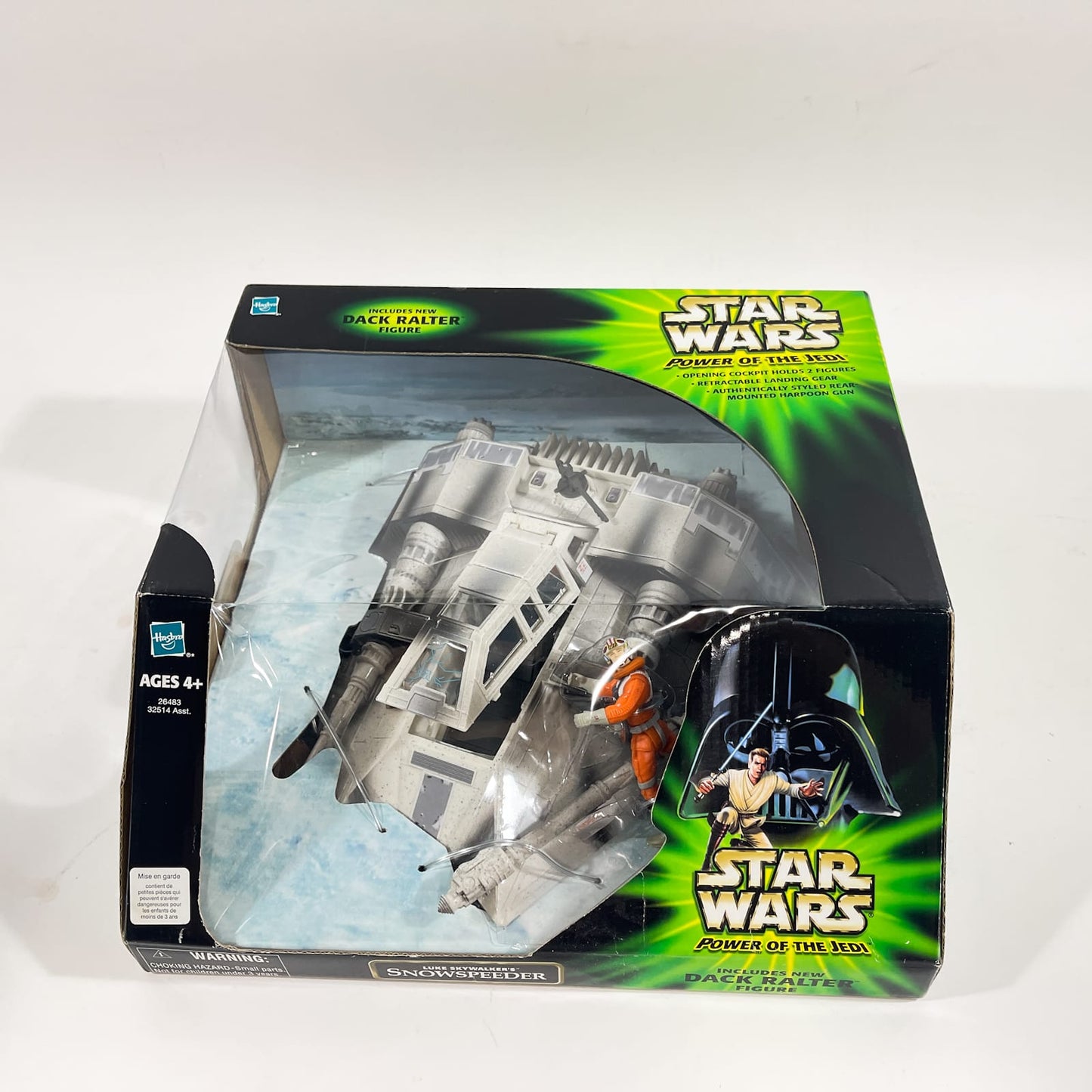 Vintage Hasbro Star Wars Mid Ships Luke Skywalker's Snowspeeder - Hasbro Power of the Jedi POTJ (2001)