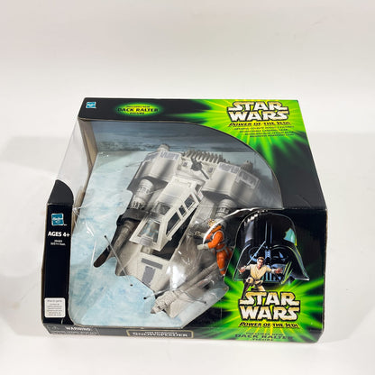 Vintage Hasbro Star Wars Mid Ships Luke Skywalker's Snowspeeder - Hasbro Power of the Jedi POTJ (2001)
