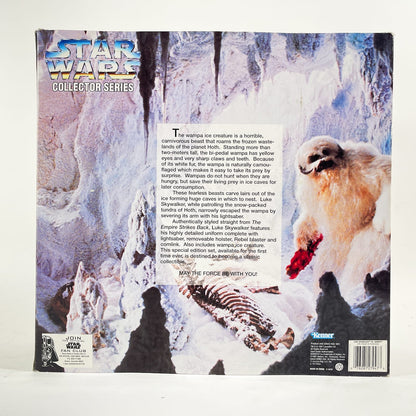 Vintage Hasbro Star Wars Mid Ships Luke Skywalker & Wampa (1997) - Hasbro 12" Collector Series MIB