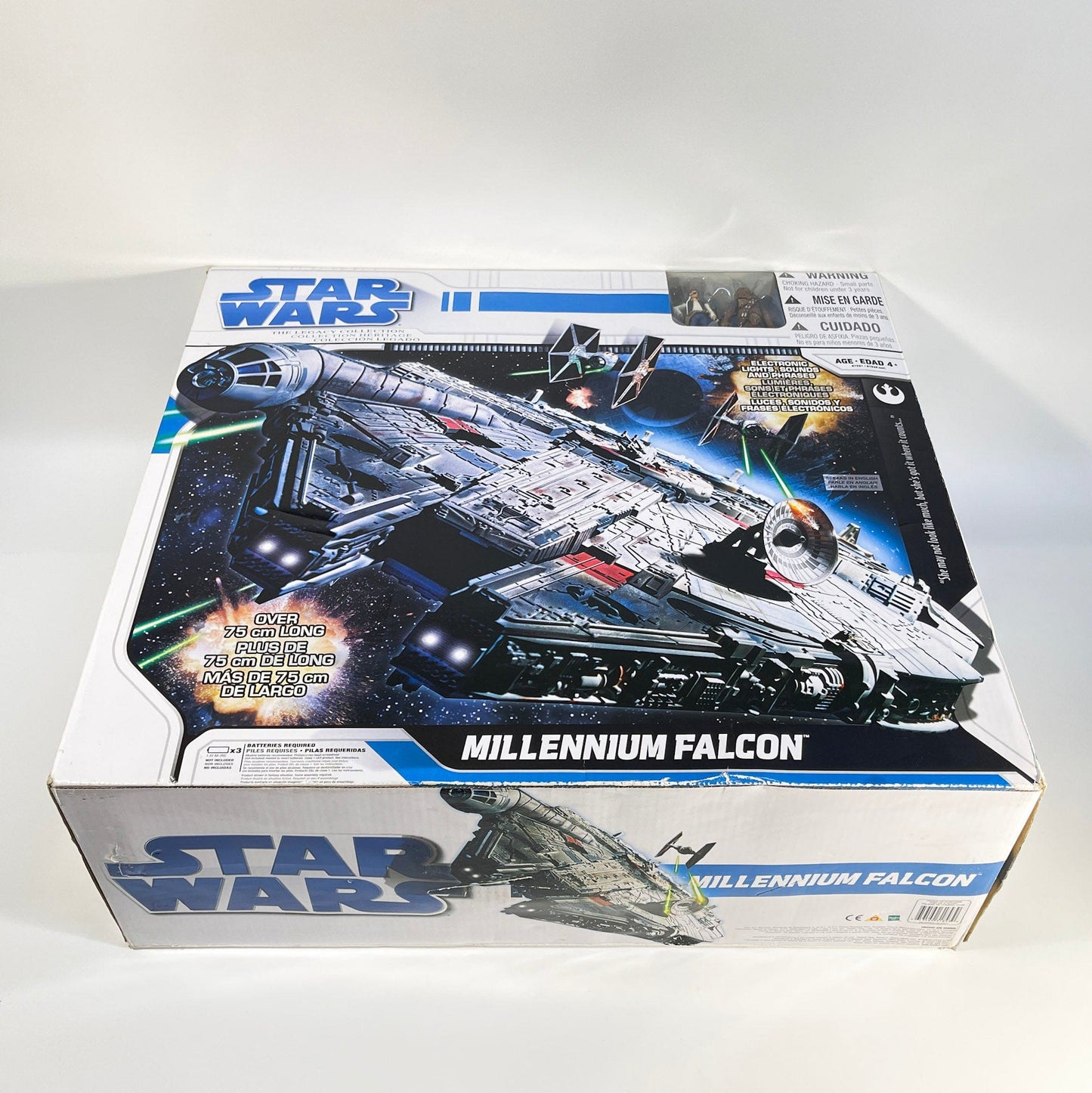 Vintage Hasbro Star Wars Mid Ships Millennium Falcon (2008) Ship - Hasbro Legacy Collection Star Wars Vehicle - MISB