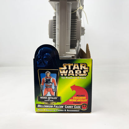 Vintage Hasbro Star Wars Mid Ships Millennium Falcon Carry Case (1997) - Hasbro Star Wars Power of the Force 2