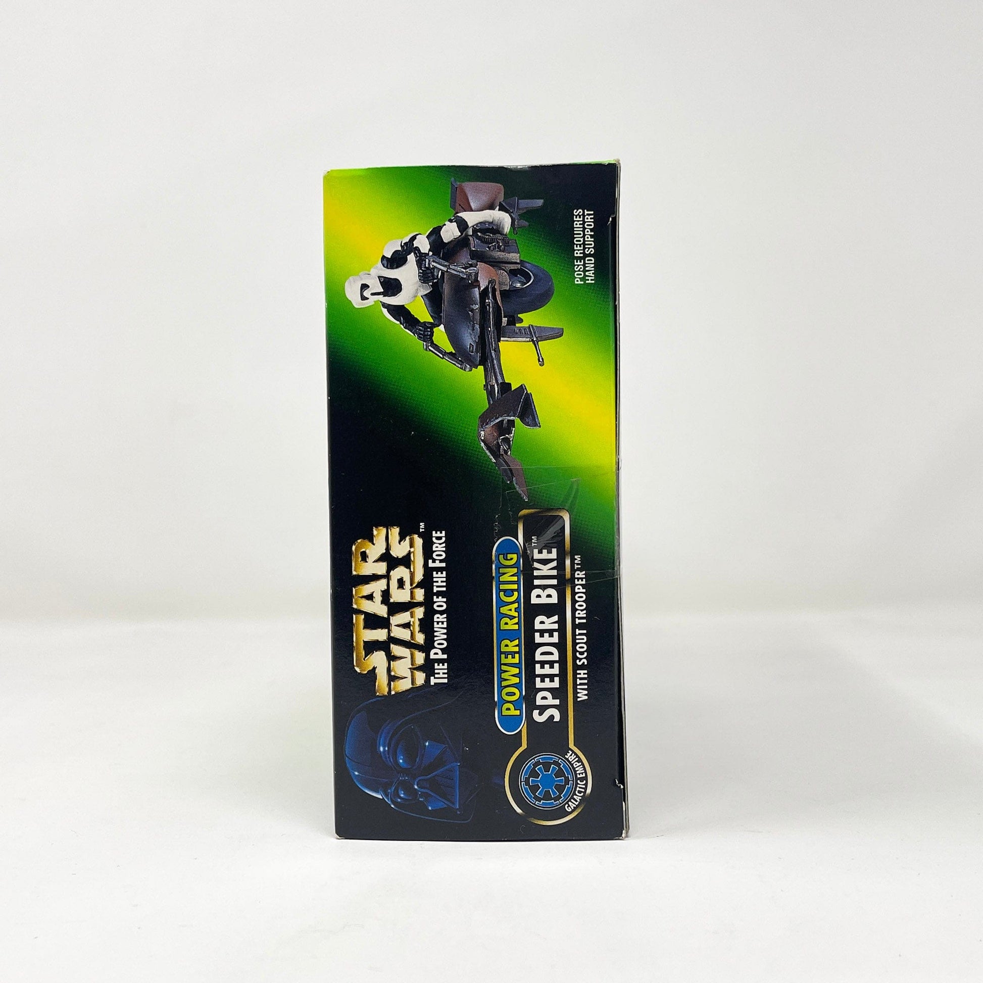 Vintage Hasbro Star Wars Mid Ships Power Racing Speeder Bike w/ Scout Trooper (1997) - POTF2 - Sealed