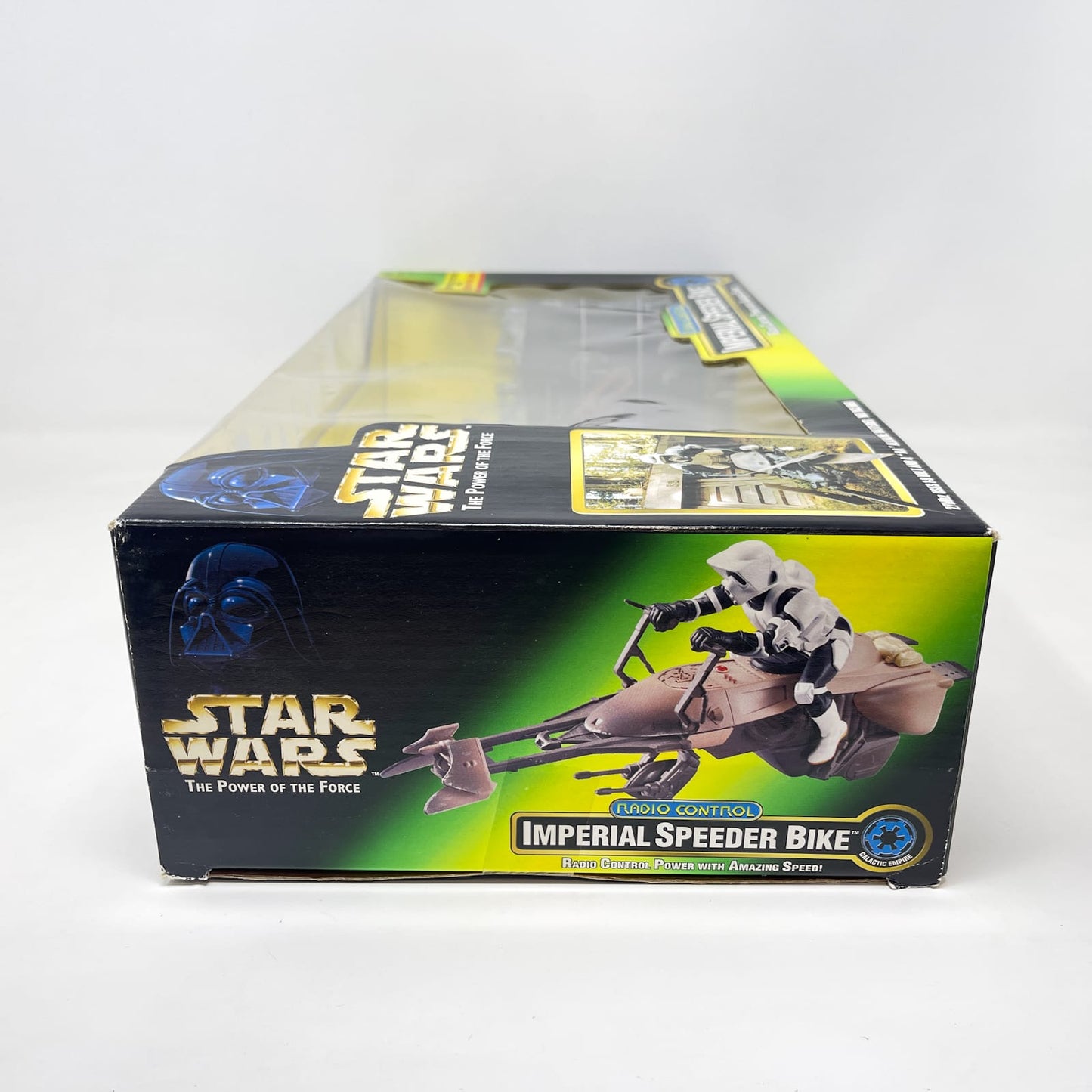 Vintage Hasbro Star Wars Mid Ships Radio Controlled Imperial Speeder Bike 1997 - Hasbro POTF2 - Sealed