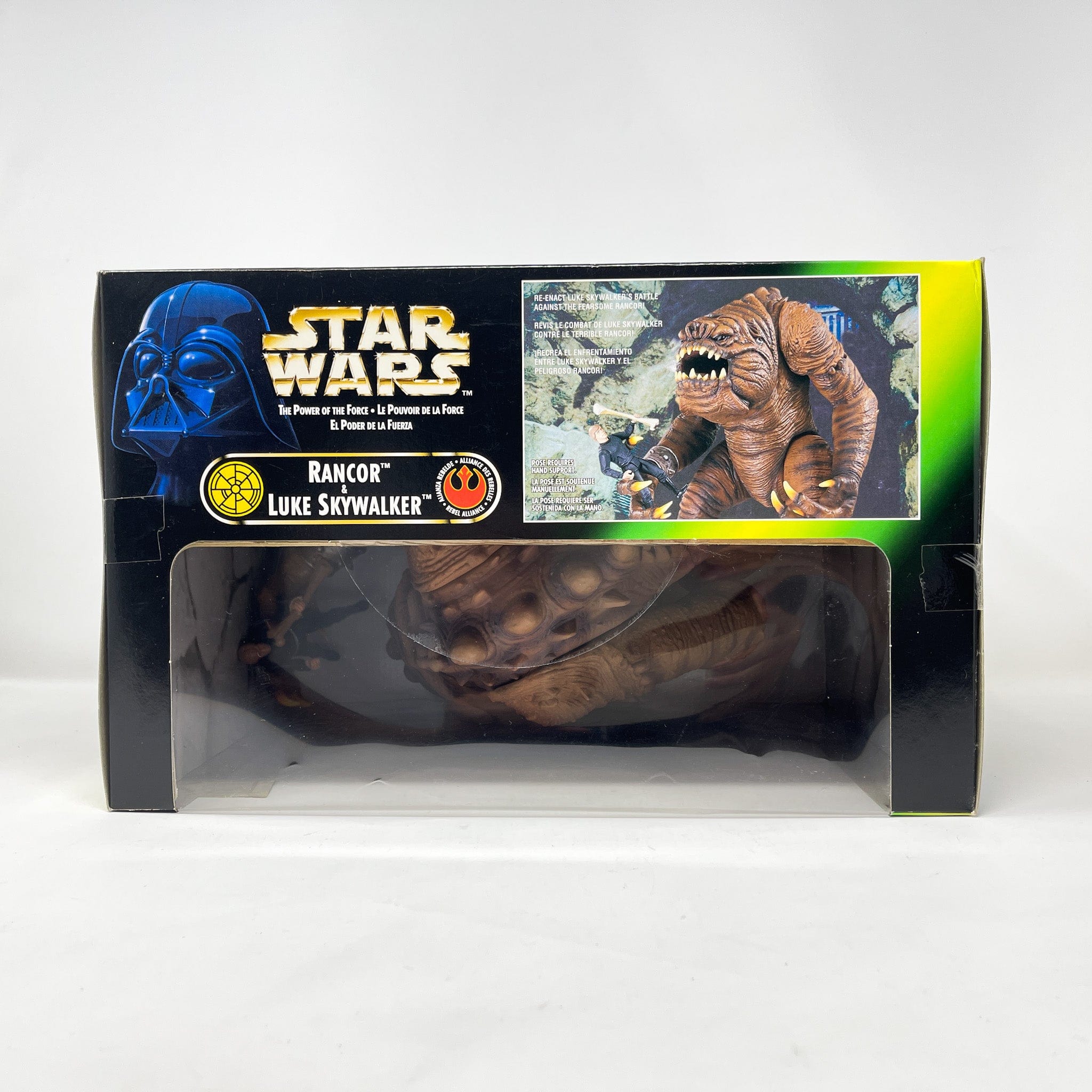 Star Wars Power of the Force 2 Rancor & Luke Skywalker 1998