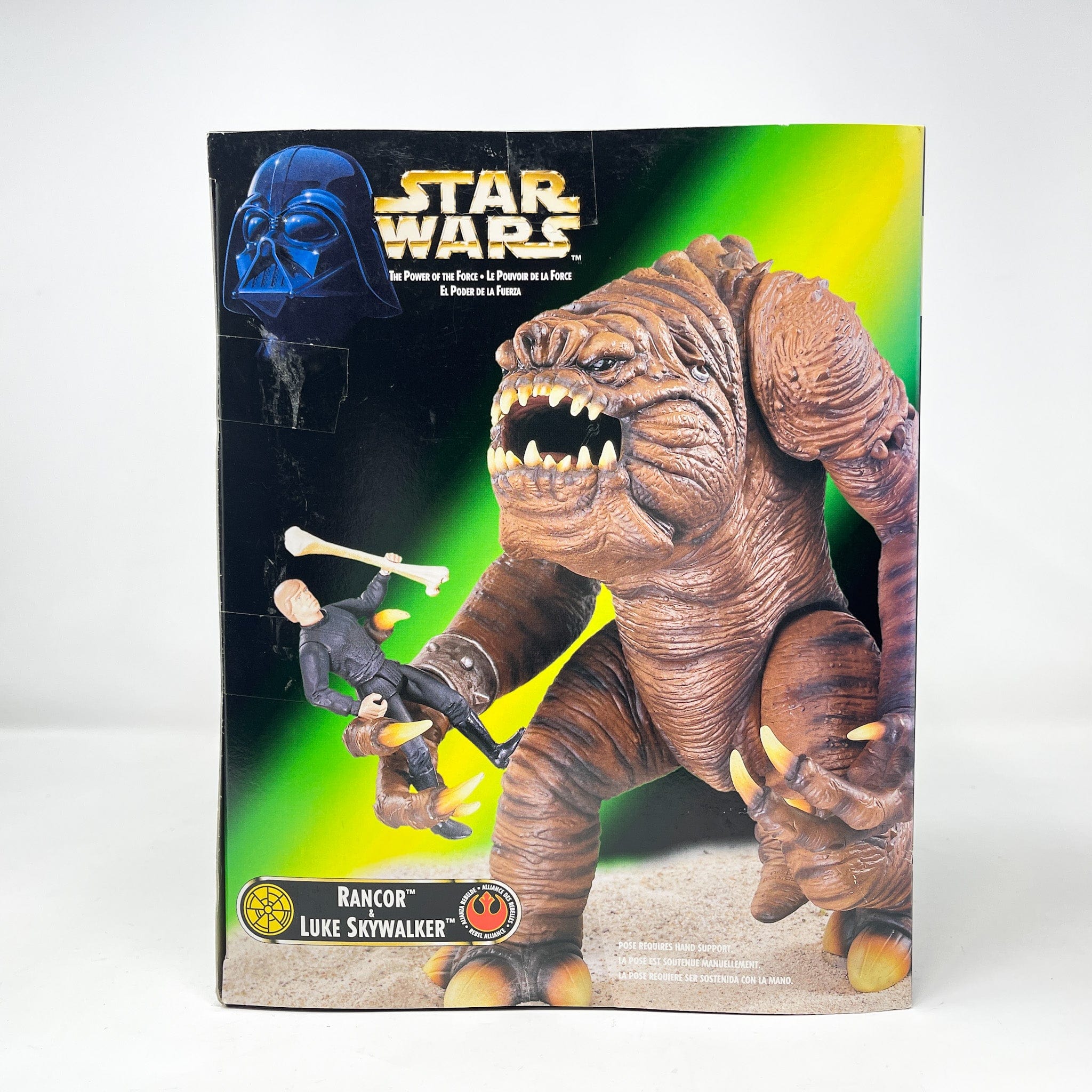 97'Kenner/STARWARS POTF·RANCOR(Unopened) Star Wars Power of the Force 2 Rancor & Luke Skywalker 1998