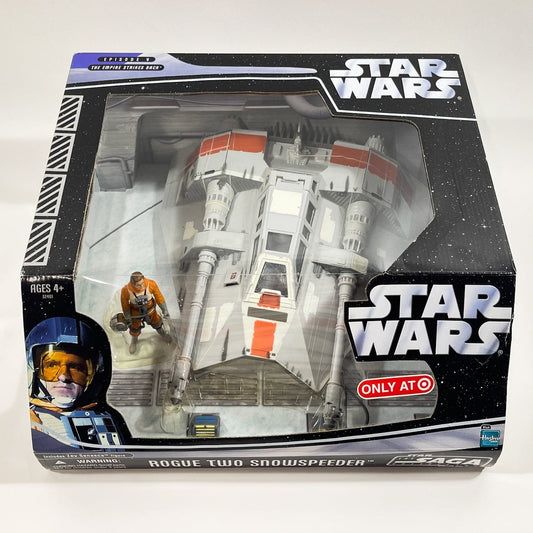 Vintage Hasbro Star Wars Mid Ships Rogue Two Snowspeeder (2006)- Hasbro Saga Collection MISB