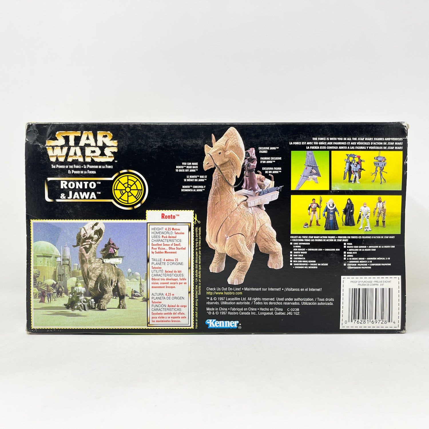 Star Wars The Power of the Force Ronto with Jawa Figure (1997